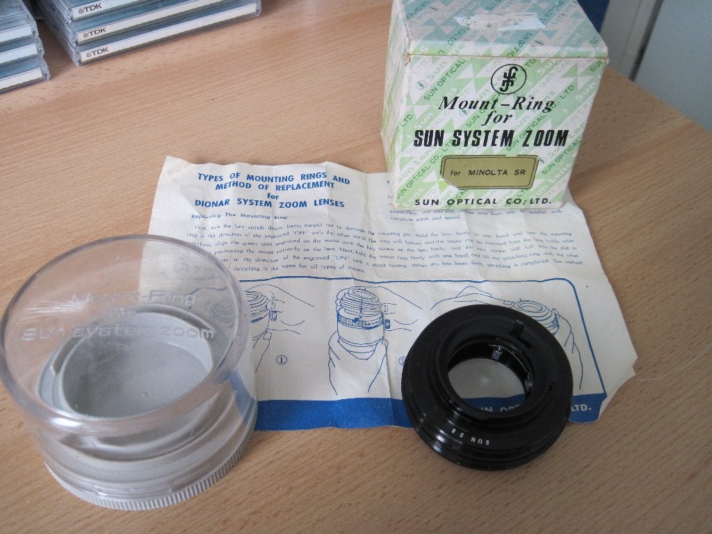 257 - Mount Ring for Sun System Zoom - Minolta SR, Verzamelen, Ophalen of Verzenden, 1960 tot 1980, Lens of Lenzen