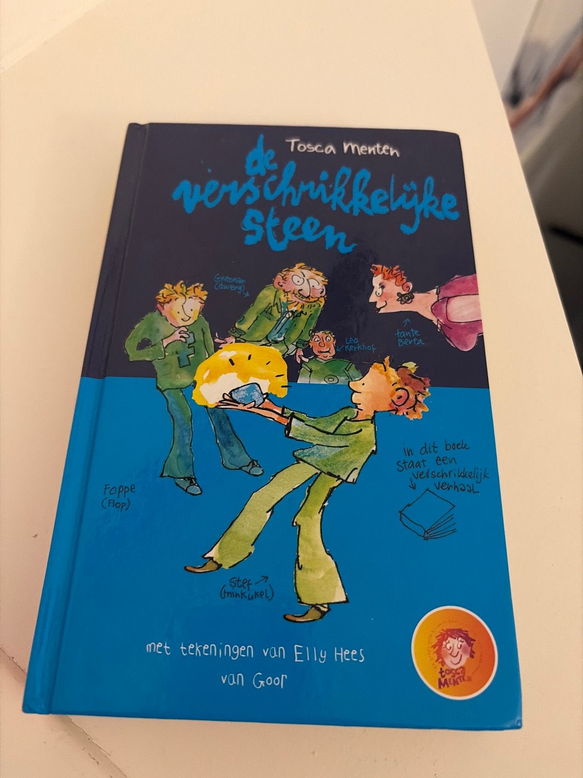 De Verschrikkelijke Steen - Tosca Menten (Kinderboek), Ophalen of Verzenden, Zo goed als nieuw, Fictie