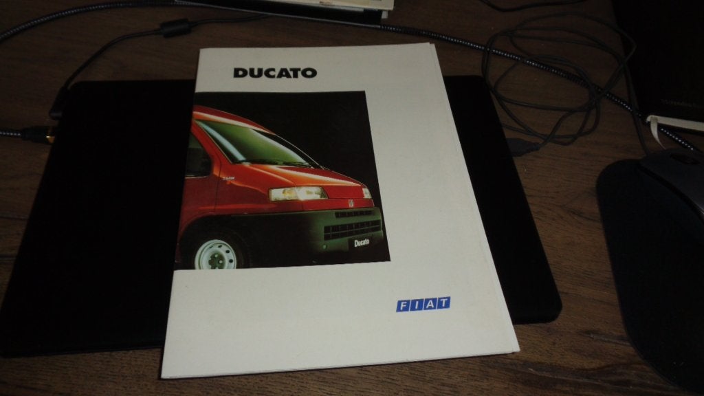 Folder Set FIAT DUCATO    7-1996, Verzenden, Nieuw, Overige merken