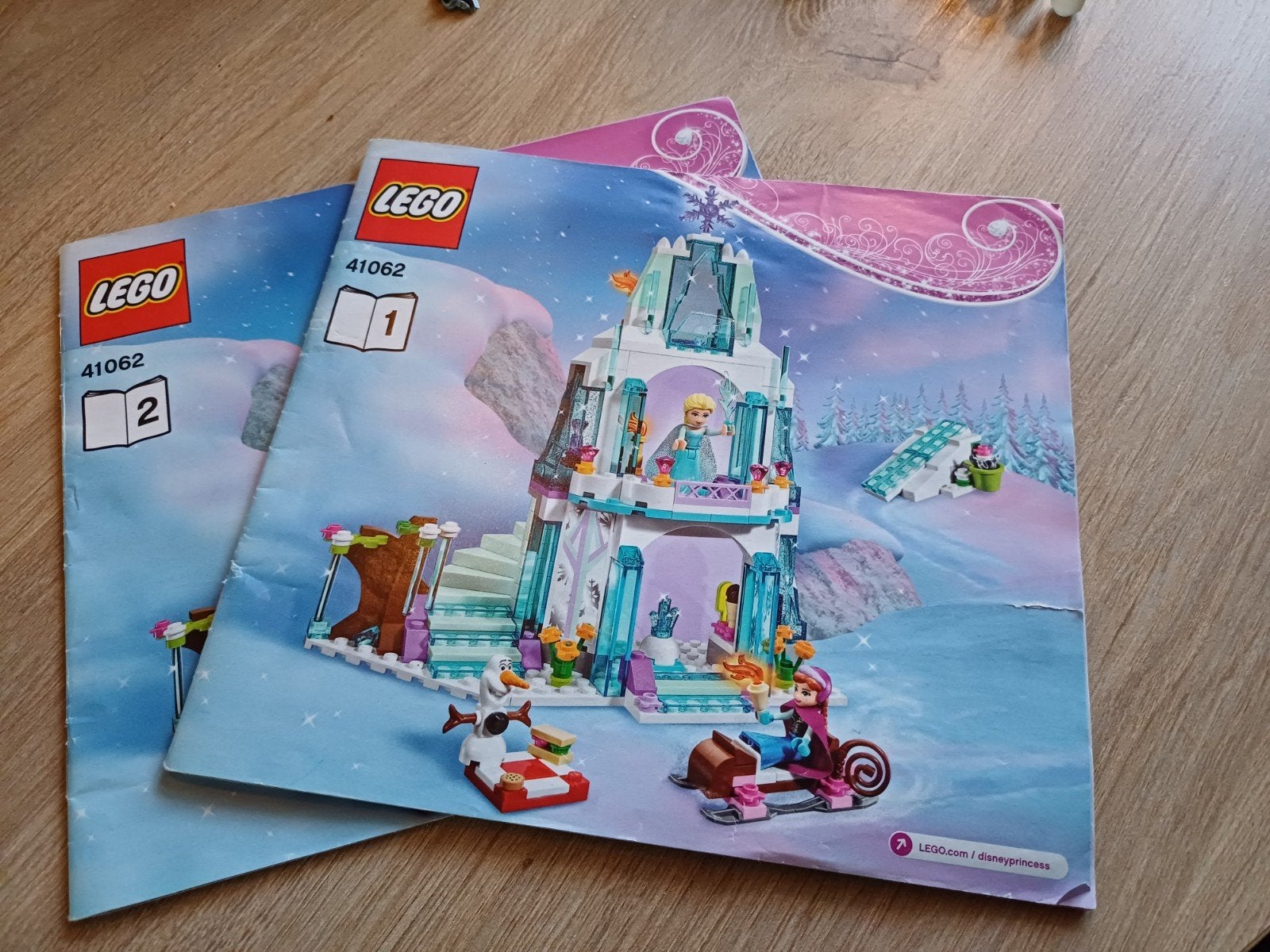 Lego Frozen Disney Princess Elsa's IJskasteel (41062), Gebruikt, Lego, Ophalen of Verzenden, Complete set