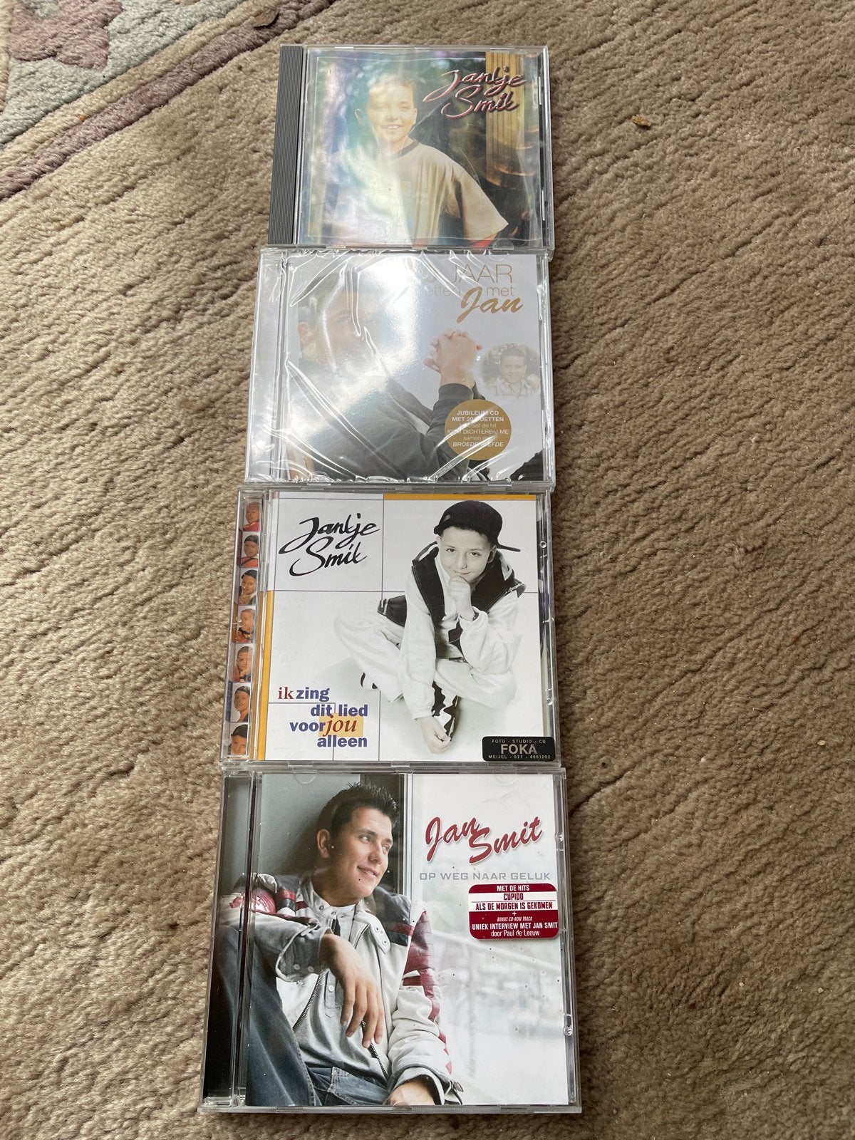 Jan Smit CD collectie: 4 albums, waaronder zeldzame edities, Gebruikt, Ophalen of Verzenden, Inclusief boekje, Pop