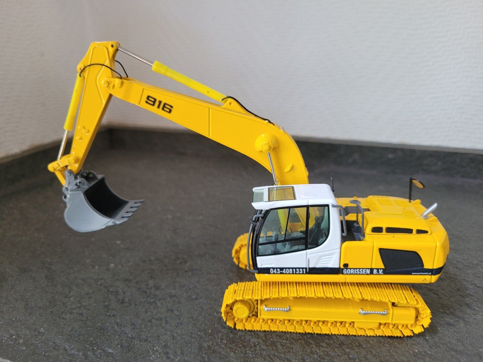Liebherr r916 gorissen grondsveld NZG, Ophalen of Verzenden, Zo goed als nieuw, Hijskraan, Tractor of Landbouw, NZG