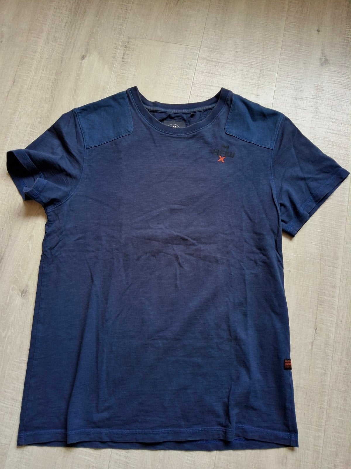 G-star shirt MAX, maat L, Kleding | Heren, T-shirts, Blauw, Ophalen of Verzenden, Zo goed als nieuw, G-Star Raw