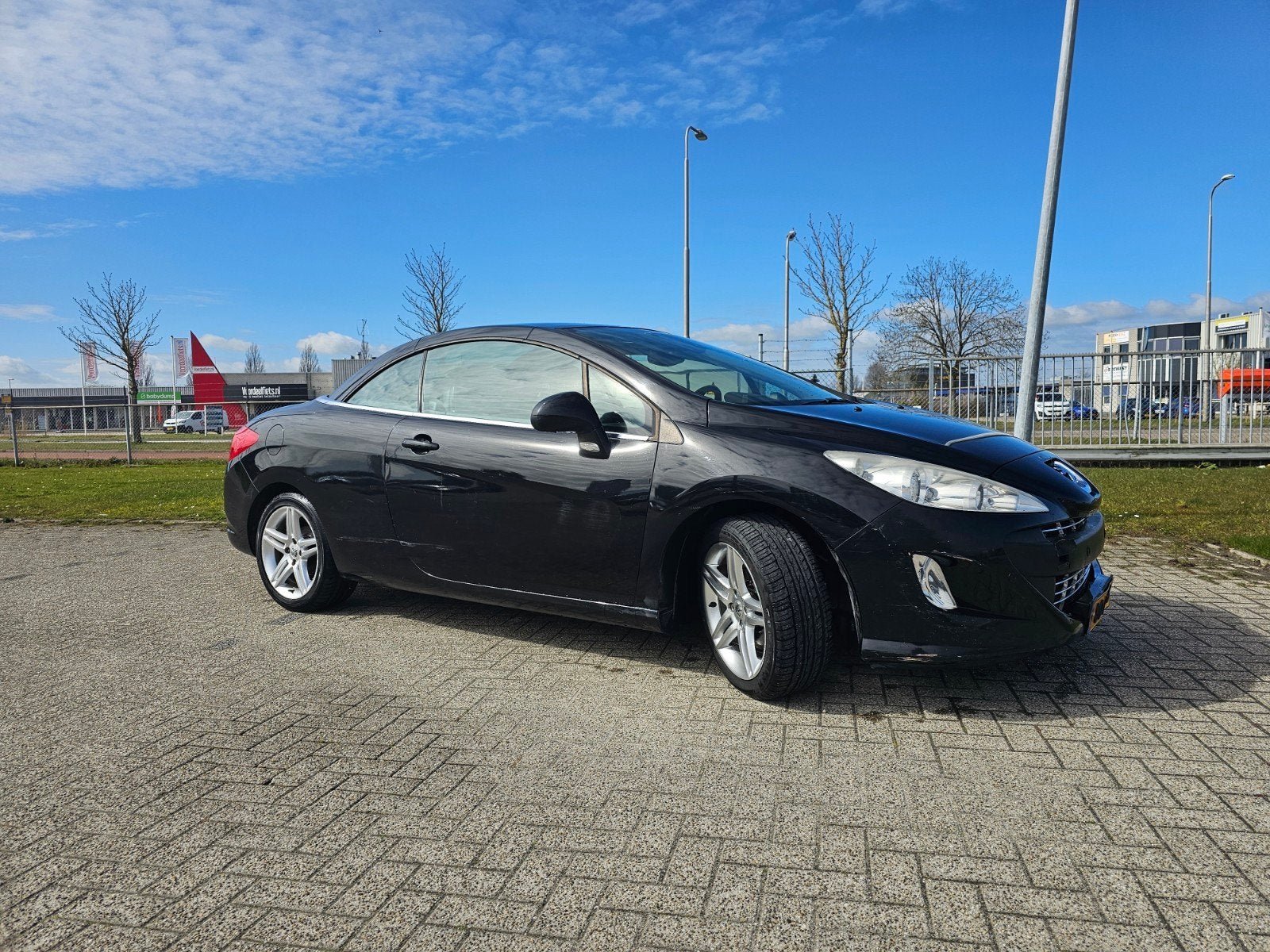 Peugeot 308 1.6 THP CC 2010 Zwart, Auto's, 1487 kg, 4 cilinders, Cabriolet, 4 stoelen