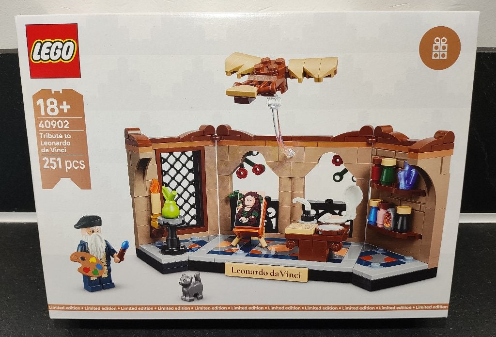 LEGO set 40902 – Tribute to Leonardo da Vinci – Nieuw!, Kinderen en Baby's, Info@lego.com, Overige thema's, Lego, Nieuw