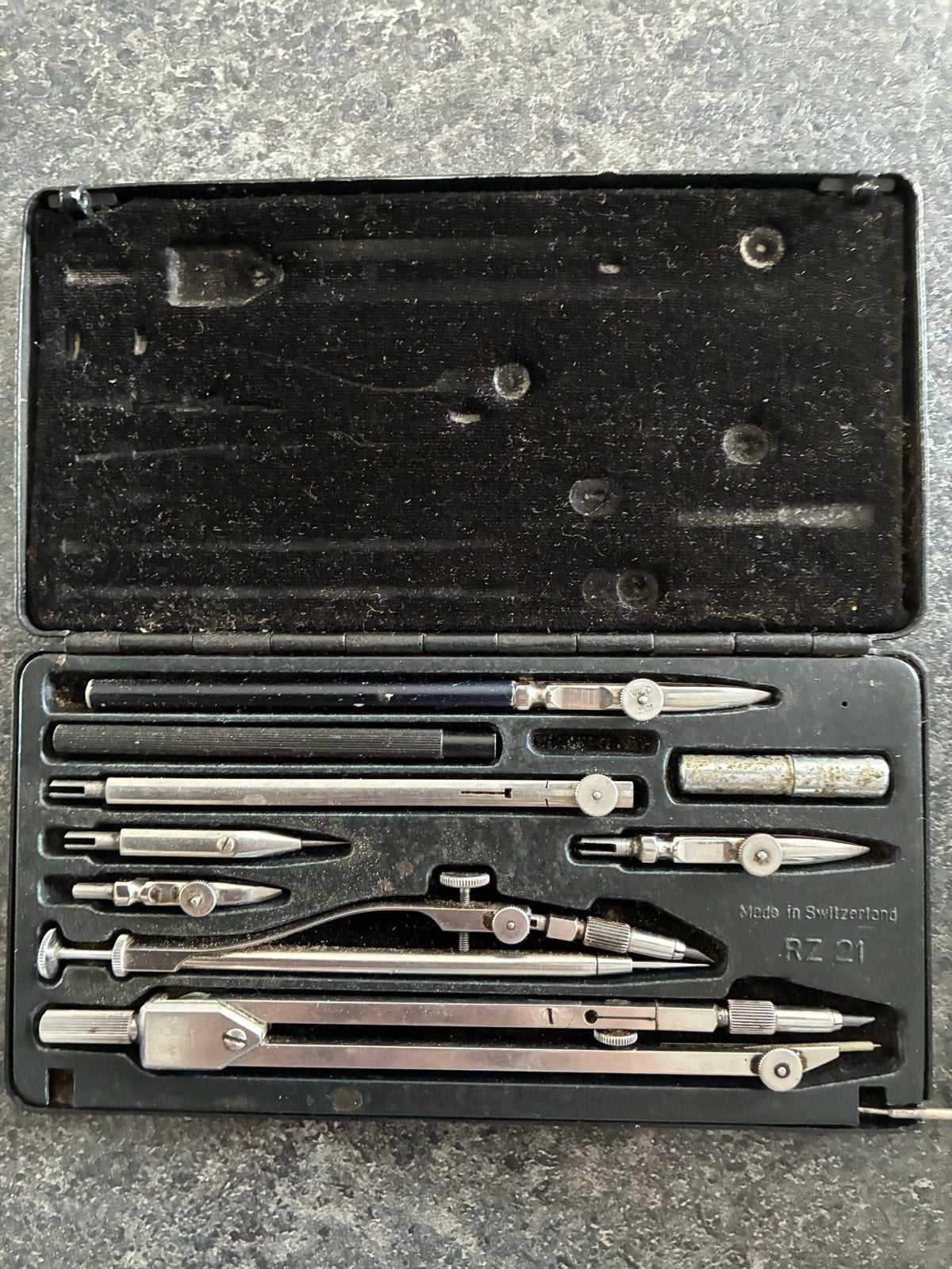 Wild Heerbrugg Tekenset RZ 21 - Made in Switzerland, Ophalen of Verzenden, Gebruikt