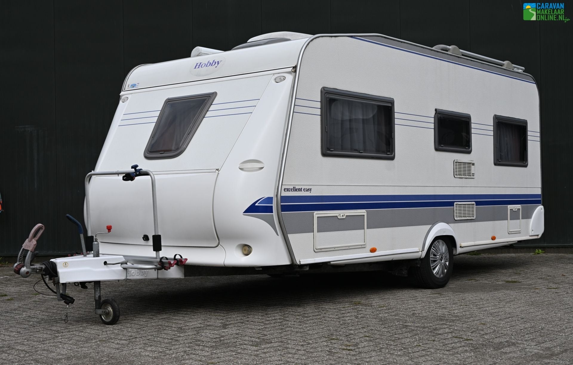 Hobby Excellent Easy 495 UFe Mover Airco, Caravans en Kamperen, Kachel, Rondzit, Hobby, Bedrijf