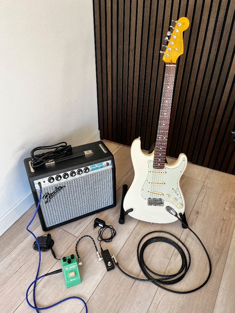 Fender American Professional II Stratocaster + Extras NIEUW, Ophalen, Fender, Met versterker, Zo goed als nieuw