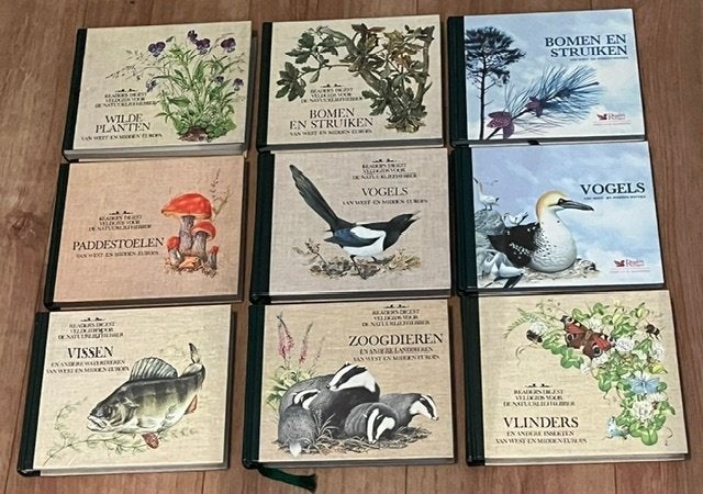 7 x RD Veldgidsen. Planten/Bomen/Paddestoelen/Vogels/Vissen, Ophalen of Verzenden, Zo goed als nieuw, Natuur algemeen, Reader's Digest