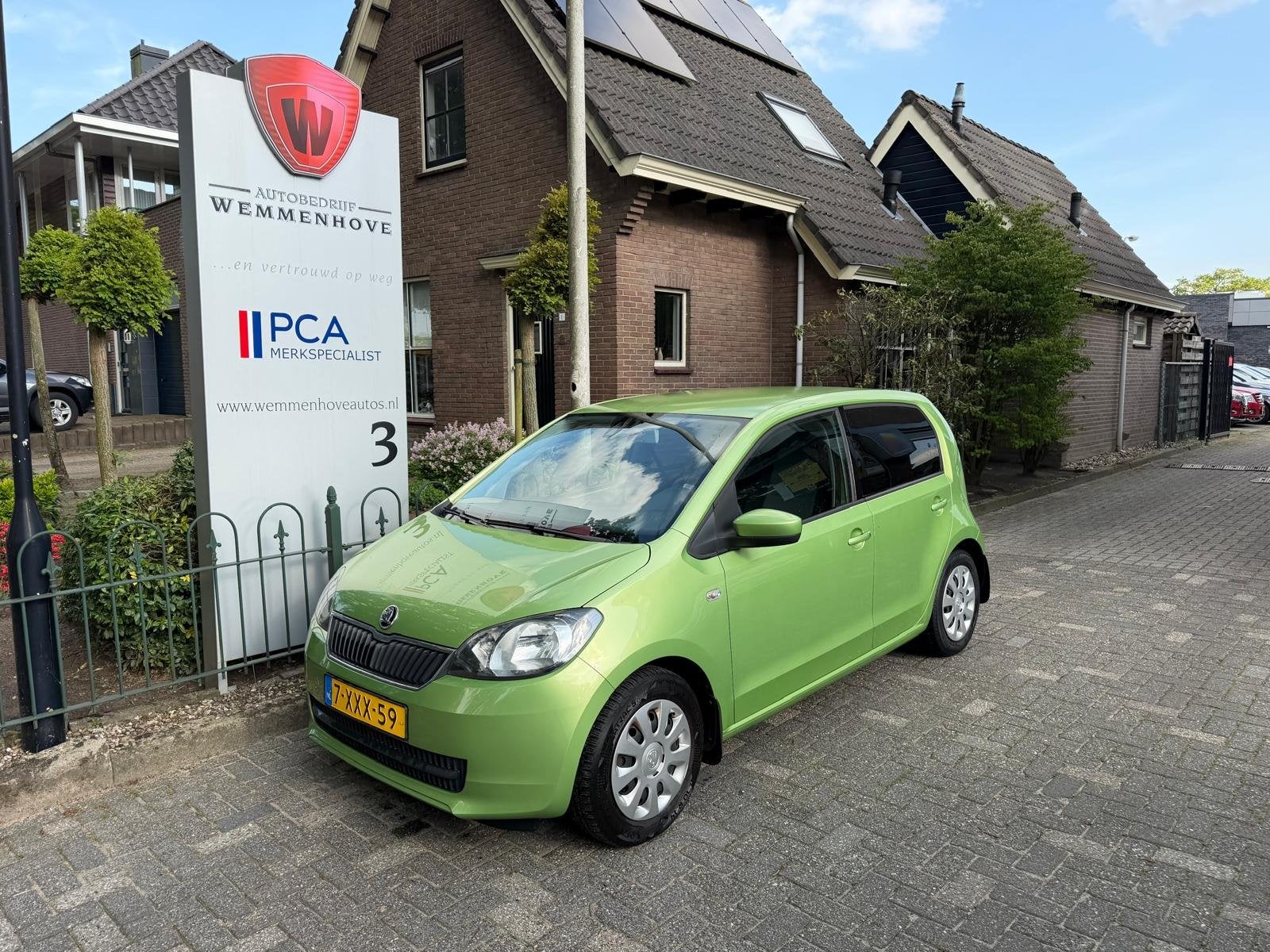 Skoda Citigo 1.0 Greentech Sprint 5-Deurs/Airco/CV/El.ramen, Voorwielaandrijving, Stof, Gebruikt, 60 pk