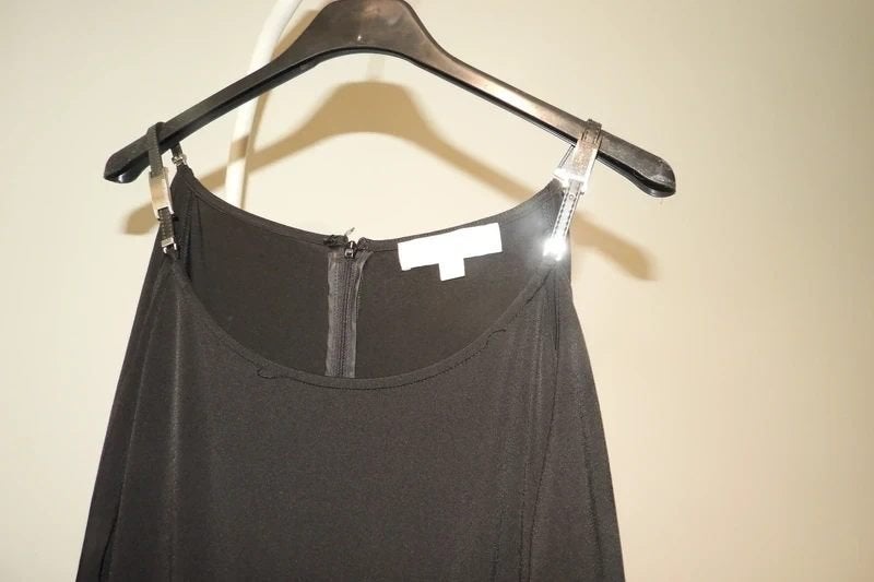 Michael Kors zwarte jumpsuit broek pak zilveren gespen M, Maat 38/40 (M), Michael Kors, Verzenden, Zwart