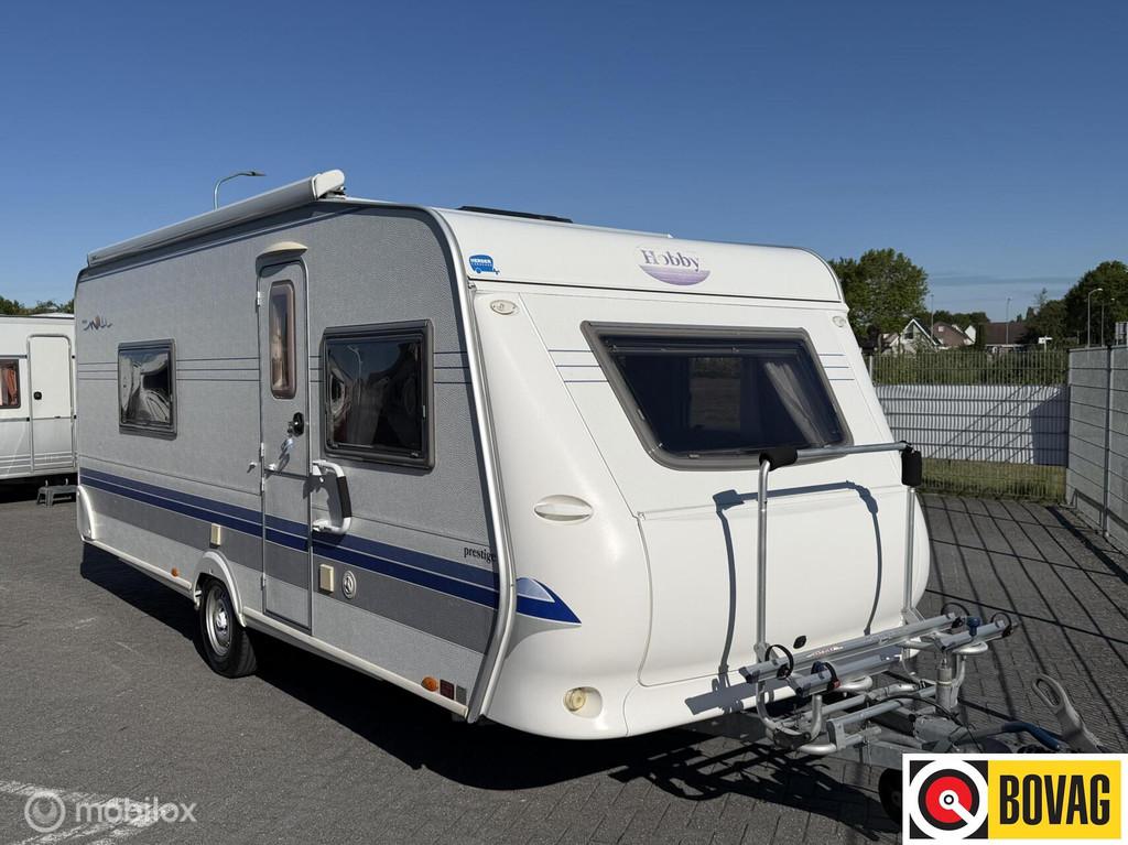 Hobby Prestige 560 Enkele bedden / Casseteluifel / Mover, Rondzit, Hobby, 7 tot 8 meter, Bedrijf