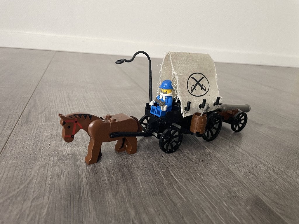 LEGO 6716 Weapons Wagon – Compleet – Vintage, Inclusief instructies, Gebruikt, Lego, Ophalen of Verzenden