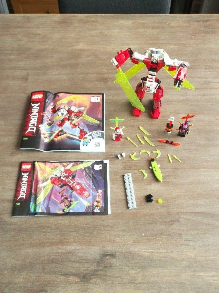 lego ninjago 71707 kais mech jet (2020), Gebruikt, Lego, Ophalen of Verzenden, Ninjago