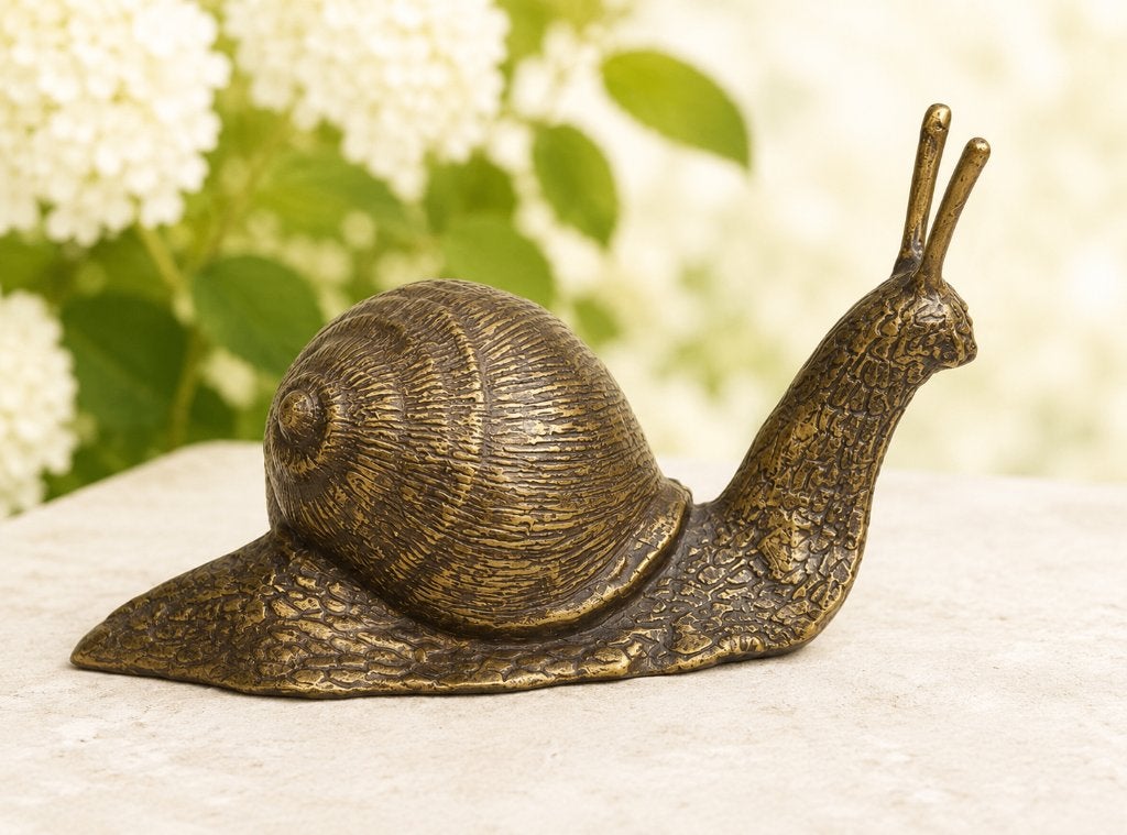 Slak / bronzen beeld / 19 cm lang