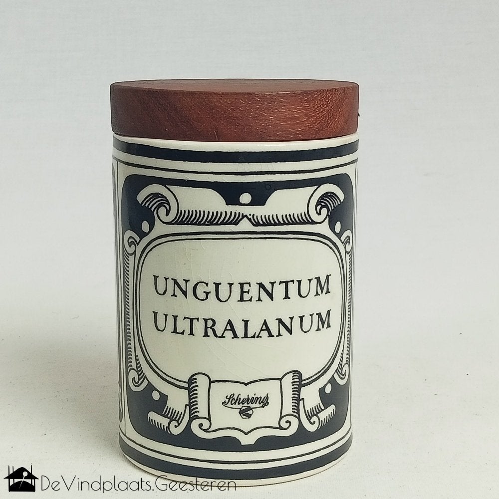 Vintage porseleinen Apothekerspot Unguentum Ultralanum, Ophalen of Verzenden