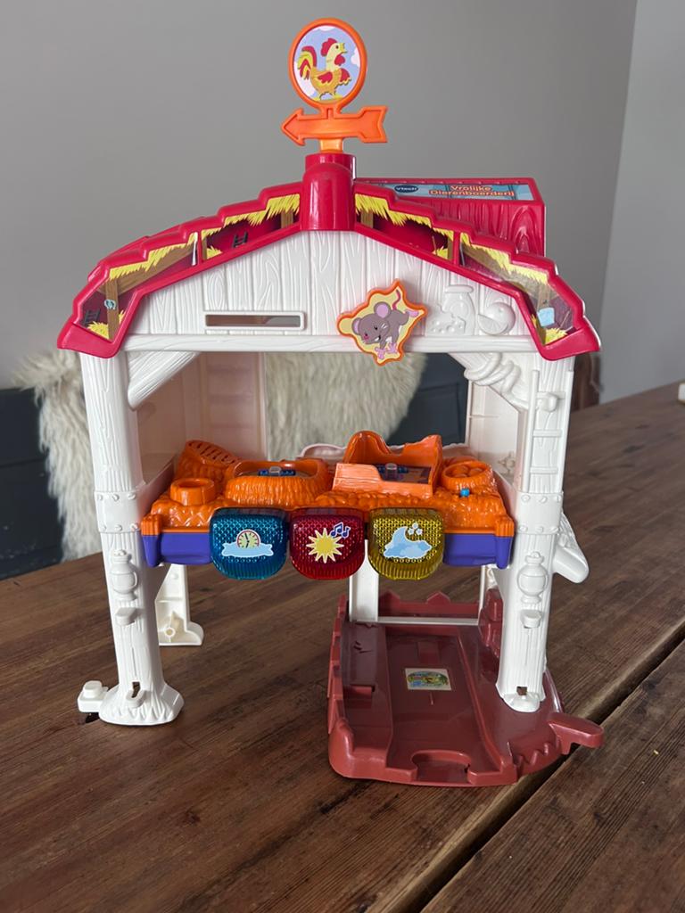 VTech Vrolijke Vriendjes Boerderij Speelset, Ophalen of Verzenden, Gebruikt, Overige typen, Met geluid
