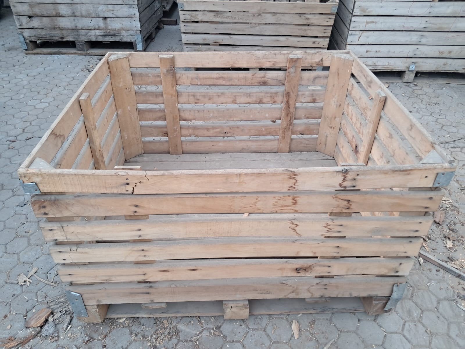 Houten Palletbox - Stevige Opslagkist, Ophalen, 50 – 75, Gebruikt, 100 tot 150 cm