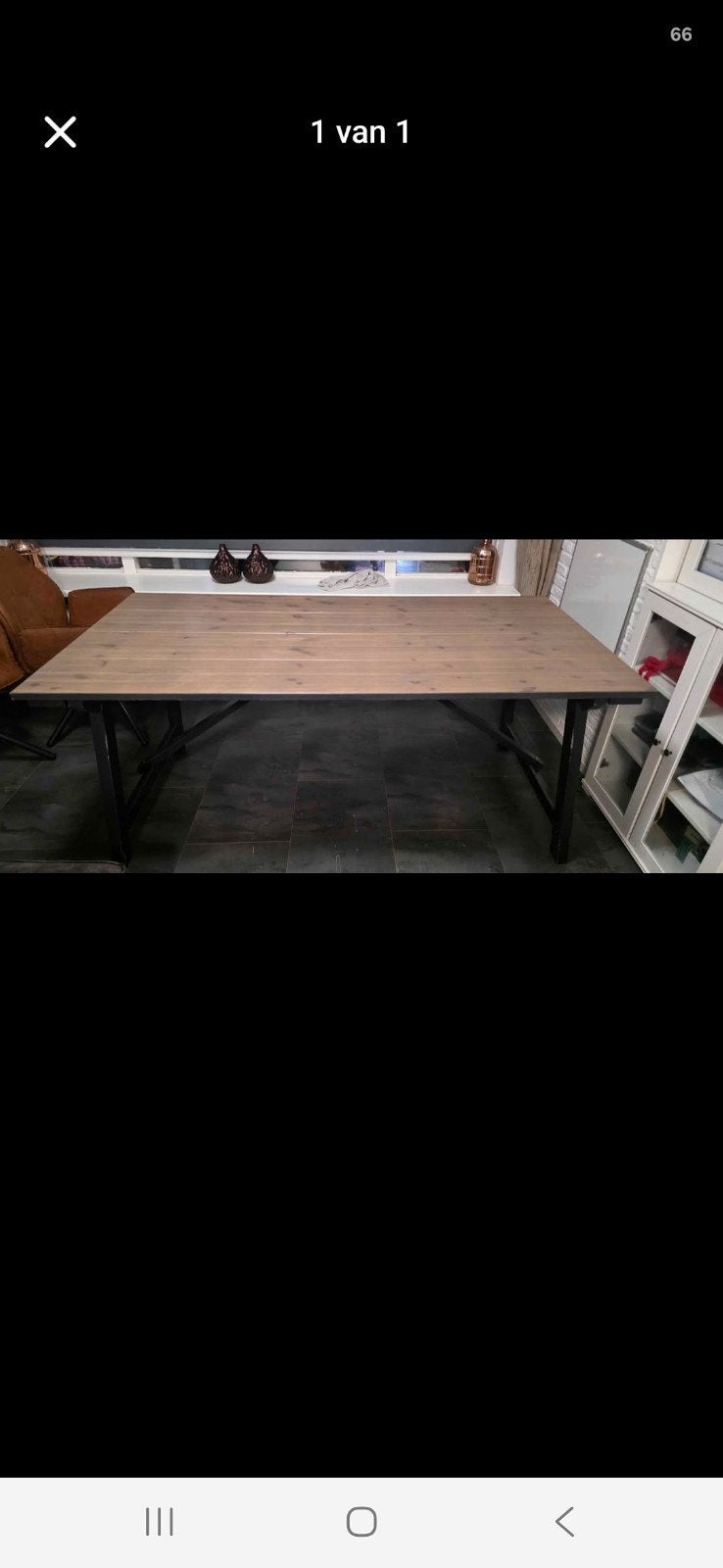 salon tafel en eettafel, Huis en Inrichting, Gebruikt, 50 tot 100 cm, 150 tot 200 cm, Vier personen