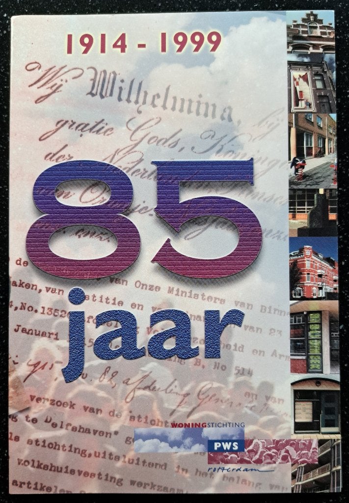 Muntset PWS 85 jaar, Postzegels en Munten, Ophalen of Verzenden, Koningin Beatrix, Overige waardes, Setje