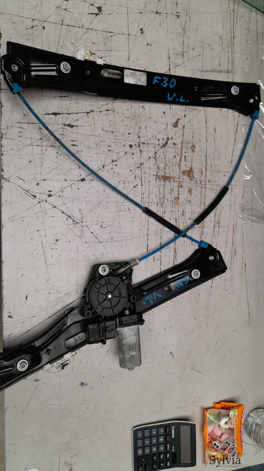 Raam mechanisme linksvoor BMW 3 serie F30 F31 51337281885 72, Gebruikt, -, -, Ophalen of Verzenden