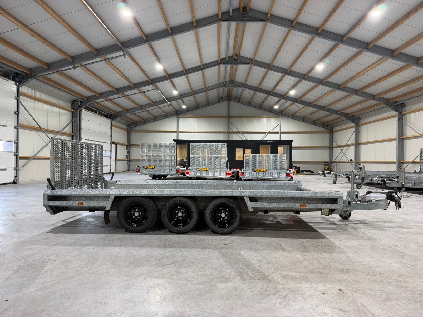 Hulco terrax 3 machinetransporter 3500 kg, Ophalen of Verzenden, Zo goed als nieuw