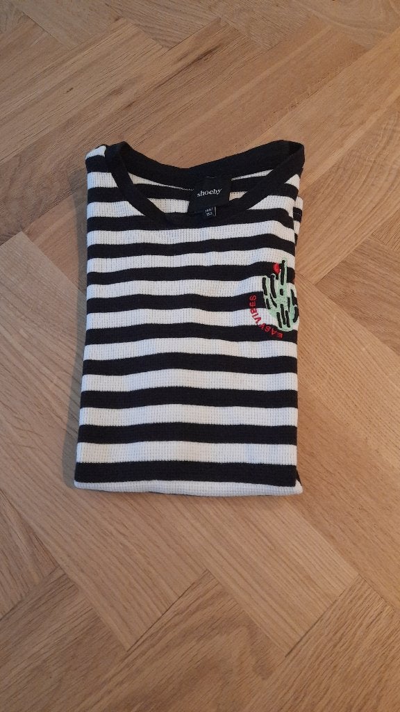 Geweven katoenen T-shirt Shoeby maat 146/152, Kinderen en Baby's, Kinderkleding | Maat 146, Gebruikt, Meisje, Ophalen of Verzenden