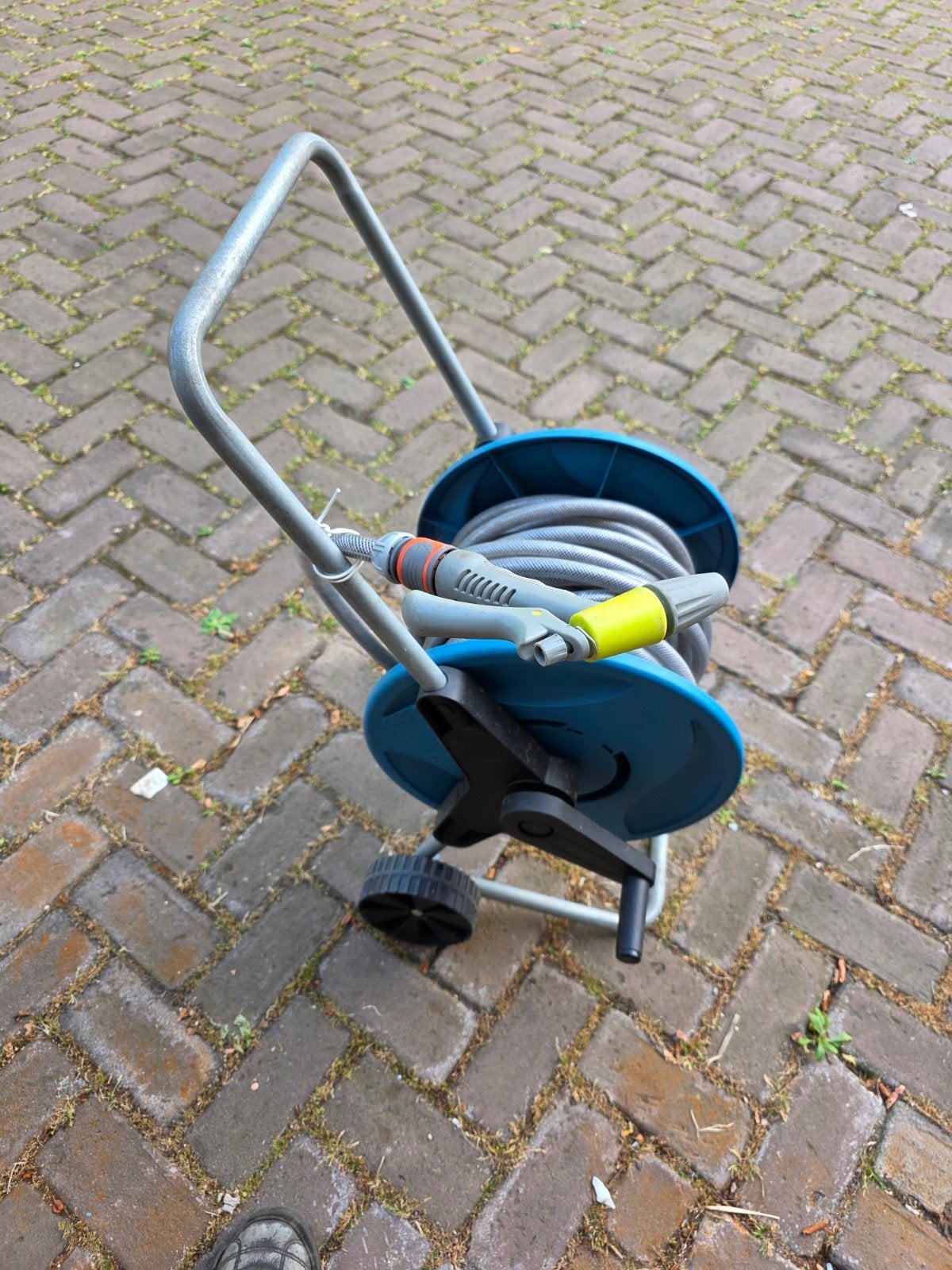 Waterhaspel zo goed als nieuw, met lichte gebruikssporen, Onbekend, Ophalen of Verzenden, Zo goed als nieuw, Onbekend