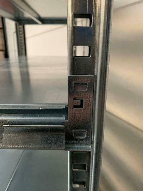 GS-3 legbord stelling 250 x 50 met 6 legborden, Ophalen, Zo goed als nieuw