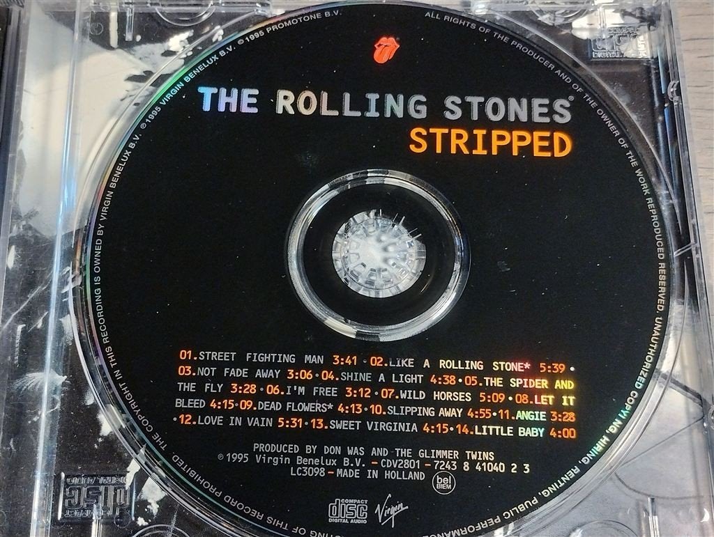 The Rolling Stones - Stripped, Cd's en Dvd's, Ophalen of Verzenden, Zo goed als nieuw, Poprock