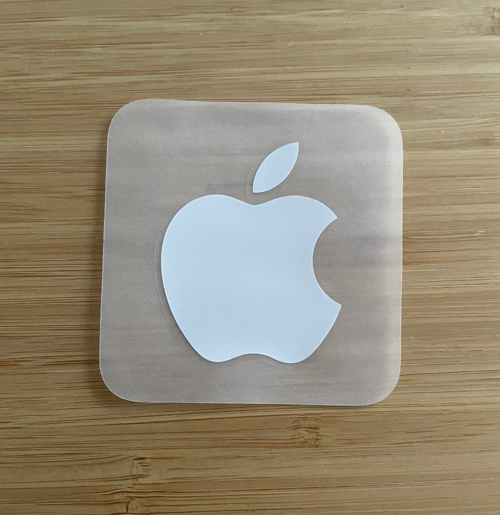 Echte Apple logo sticker, Verzenden, Nieuw