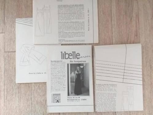 Naaipatronen uit Libelle van feestjurken en een stola, Hobby en Vrije tijd, Kledingpatronen, Ophalen of Verzenden, Nieuw, Vrouw