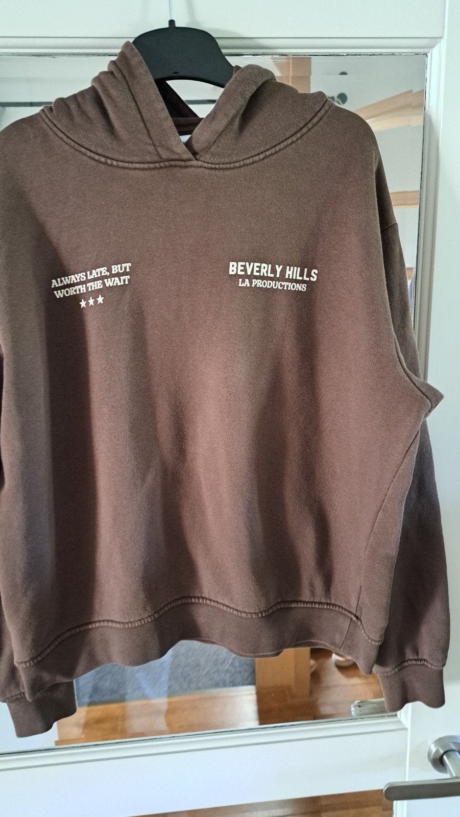 hoodie trui katoen maat M The Sting bruin, The Sting, Ophalen of Verzenden, Gedragen