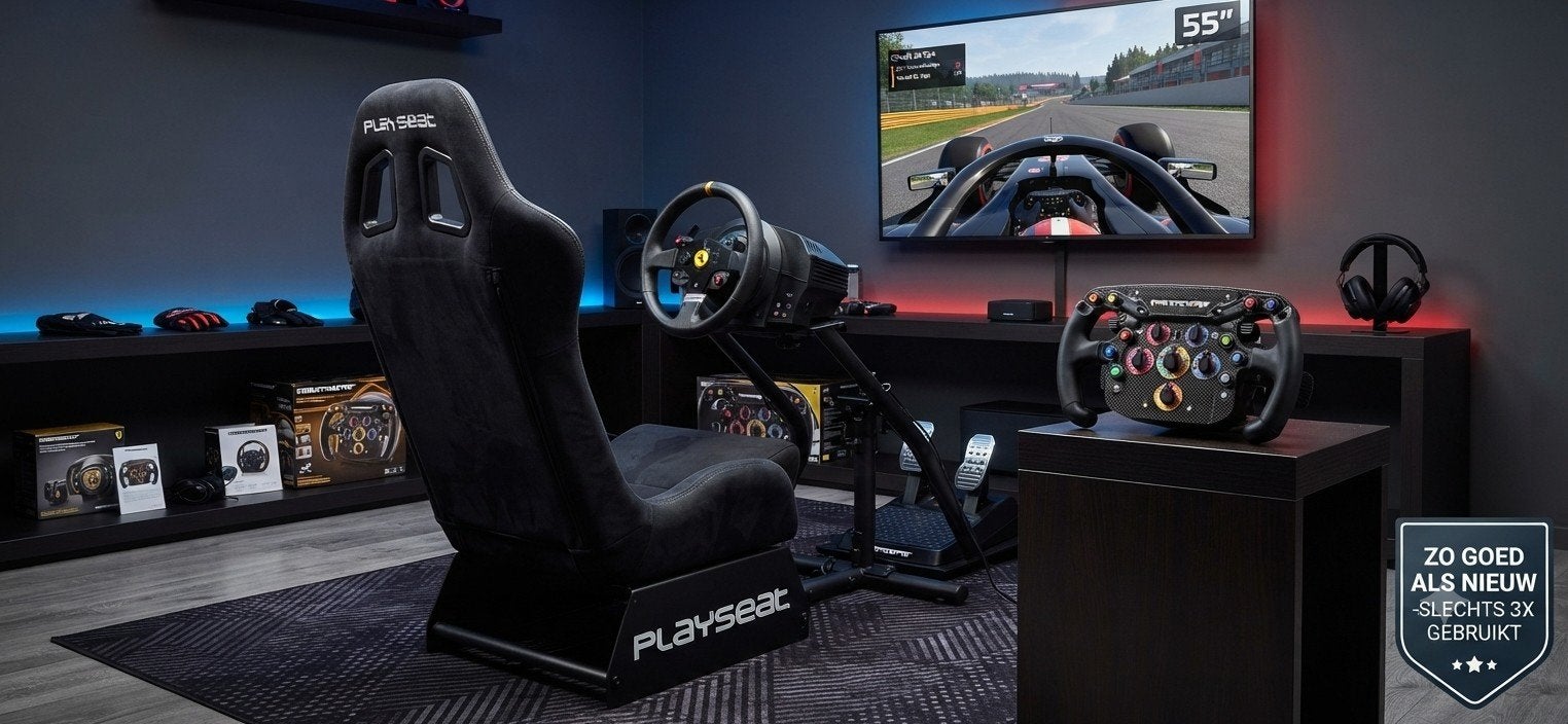 Thrustmaster TX met F1 Addon en Playseat, Ophalen, Overige merken, Zo goed als nieuw