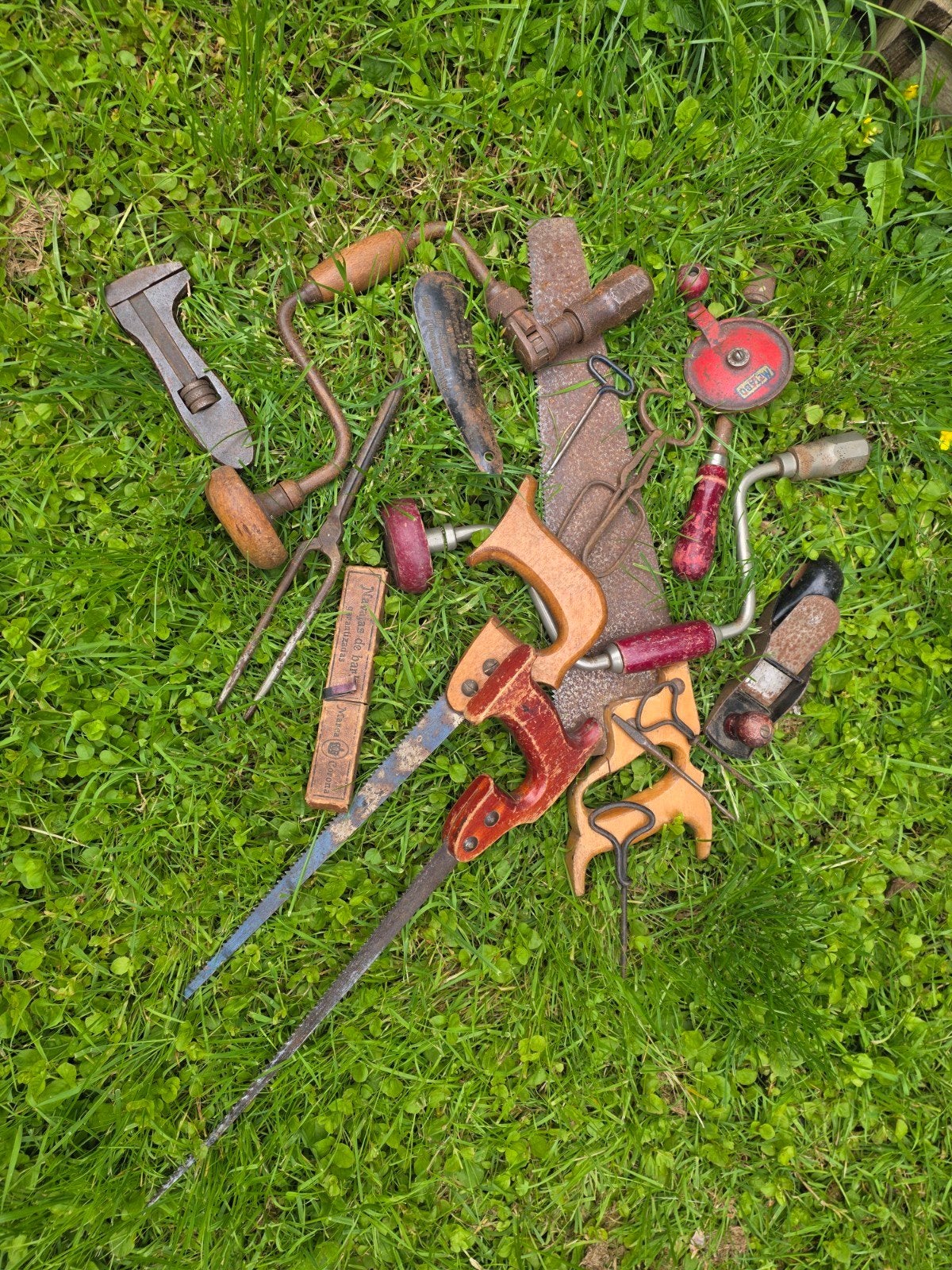 Antieke Gereedschapscollectie - Diverse Handgereedschappen, Antiek en Kunst, Antiek | Gereedschap en Instrumenten, Ophalen