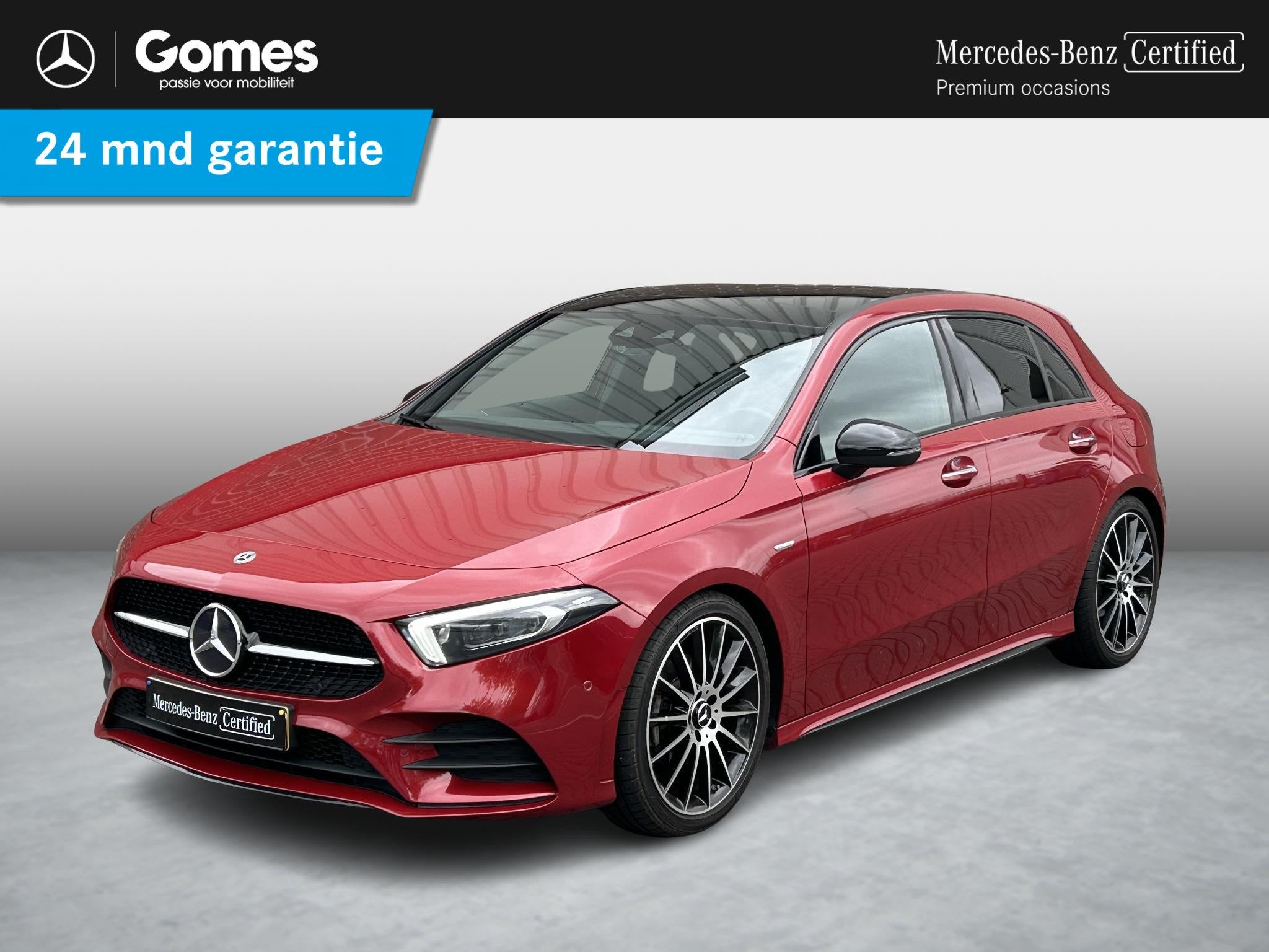 Mercedes-Benz A-klasse 180 AMG | Panoramadak | Memory | Sfee, Auto's, 136 pk, Gebruikt, 4 cilinders, Leder en Stof