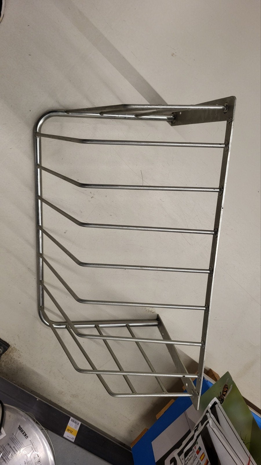 Hooiruif nieuw 80 x 45 cm gegalvaniseerd hooi ruif
