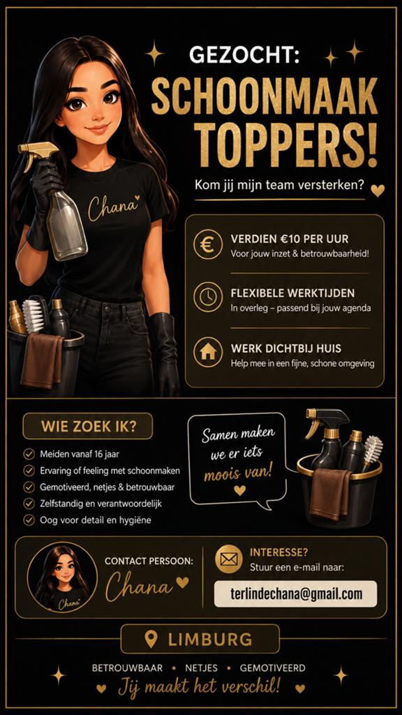 Schoonmaakers gezocht?, Tickets en Kaartjes, Eén persoon