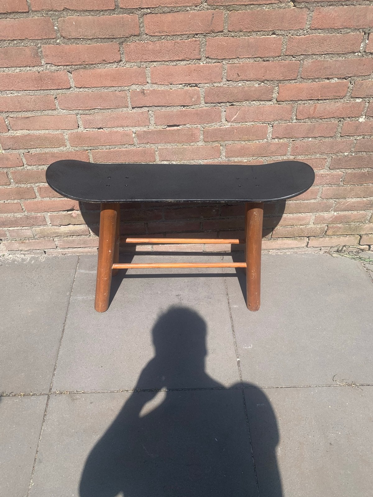 Skateboard, Bankje, Huis, Project, Decoratief, Krukje, Zitje, Ophalen, Gebruikt, Zwart, Eén