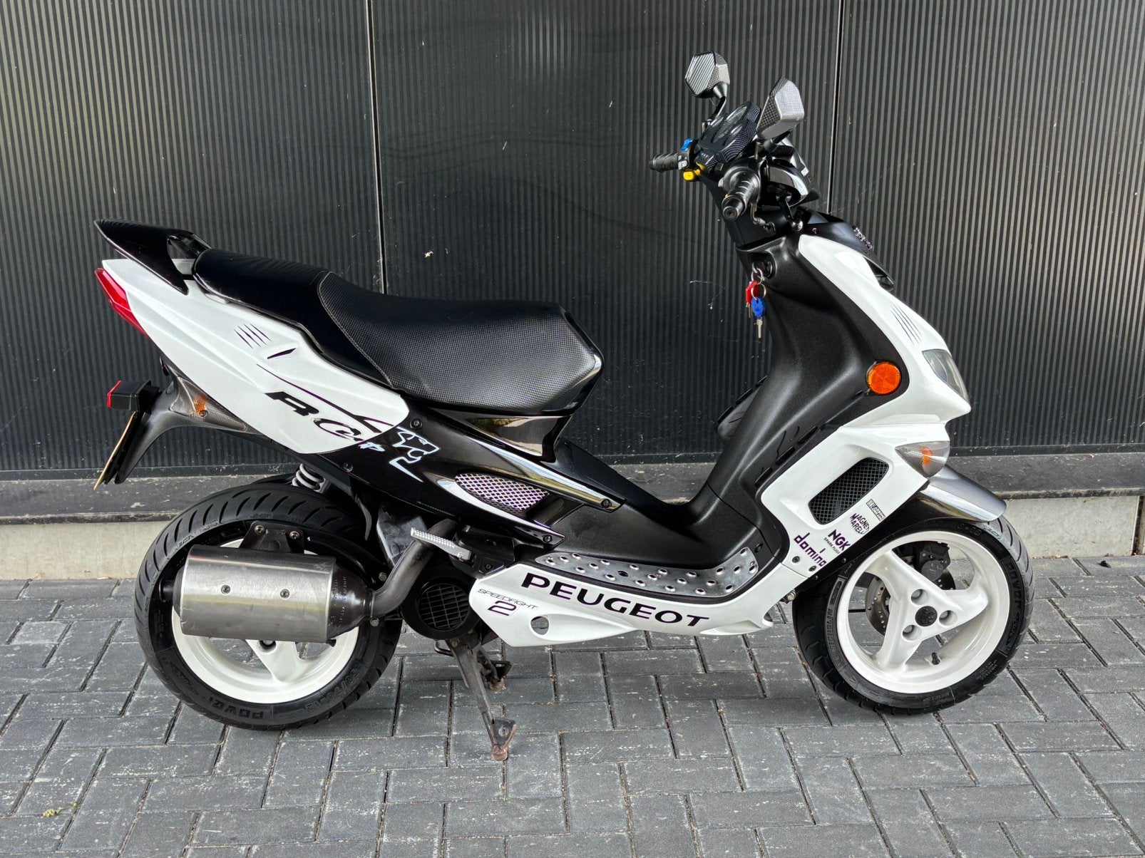 Peugeot speedfight motorscooter 100 cc R-cup uitvoering, Ophalen, Zo goed als nieuw, Benzine, Speedfight