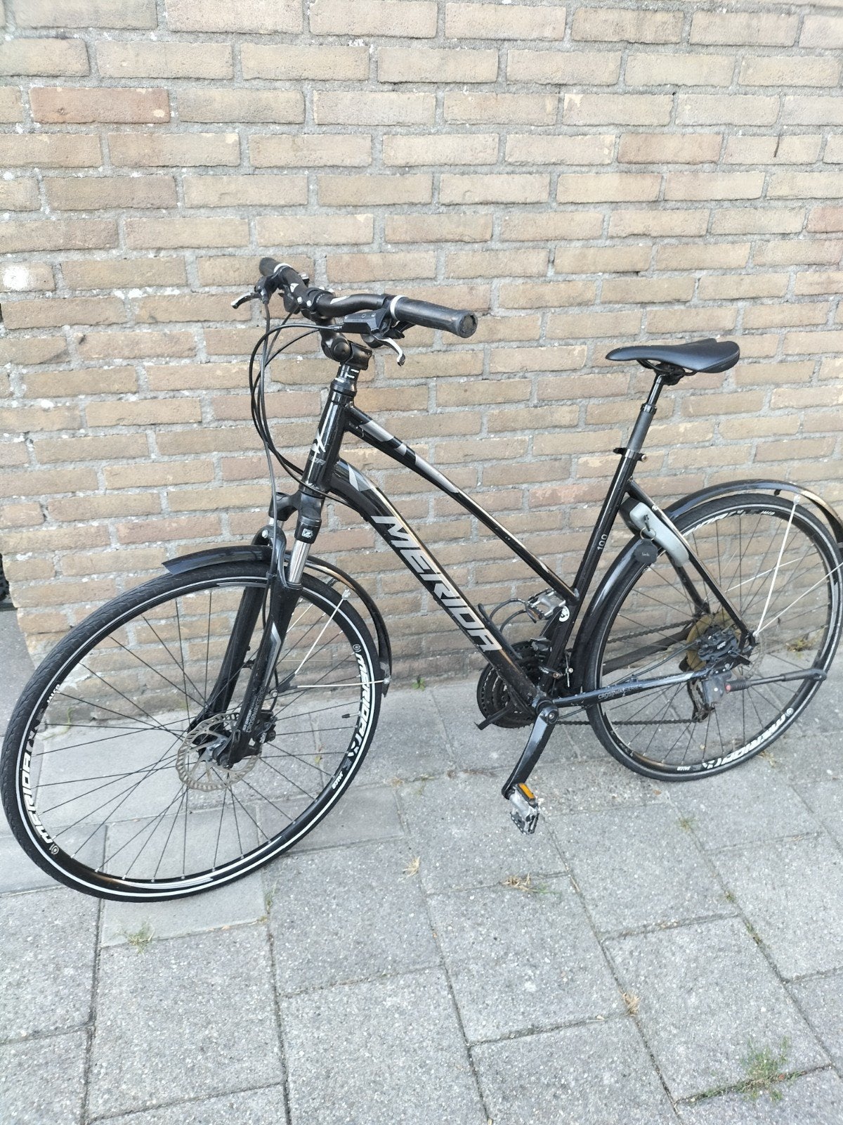 Merida Crossway 100 Dames Hybridefiets - 57 cm frame, 28 inch, Gebruikt, 56 cm of meer, Meer dan 20 versnellingen