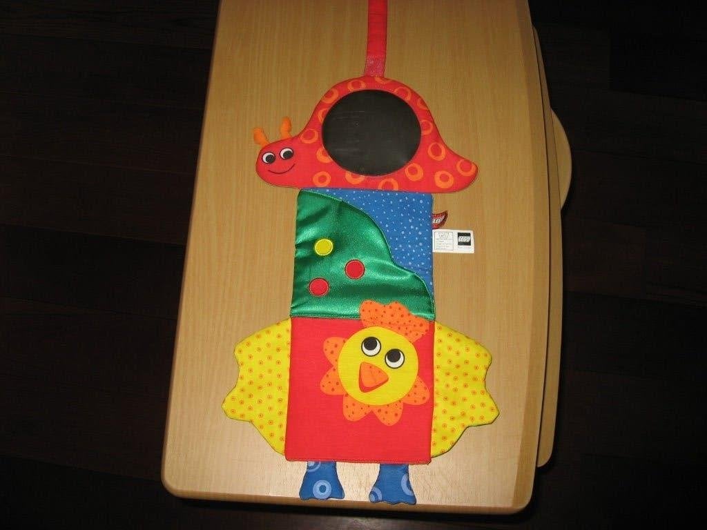 vintage zachte Lego boxhanger met bijtring en spiegeltje, Kinderen en Baby's, Lego Primo, Overige thema's, Verzenden, Nieuw