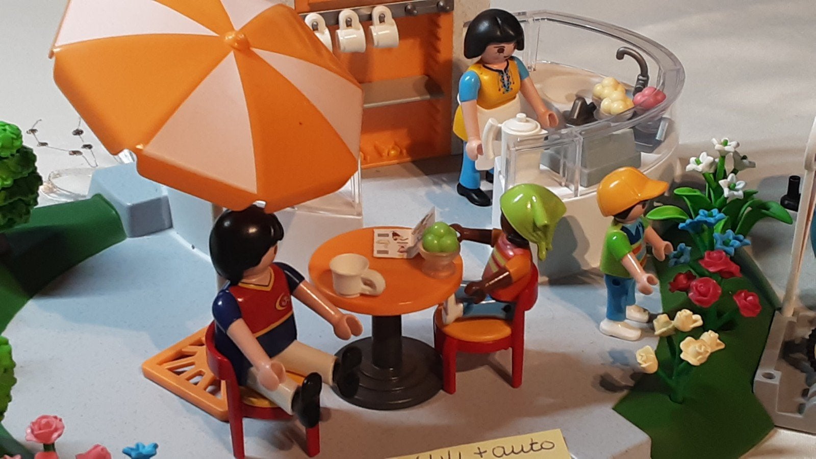5644 ijssalon met cabrio auto, Complete set, Ophalen of Verzenden, Zo goed als nieuw, City life