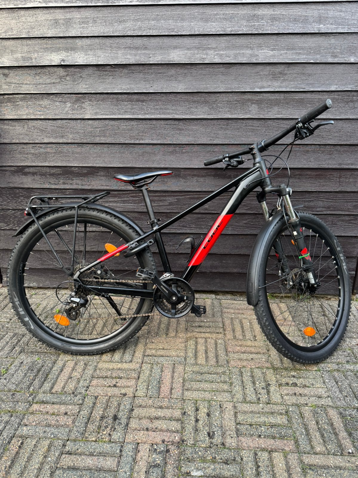 Cube aim allroad xs met naafdynamo voor en achter, Gebruikt, Hardtail, Heren, Schijfrem