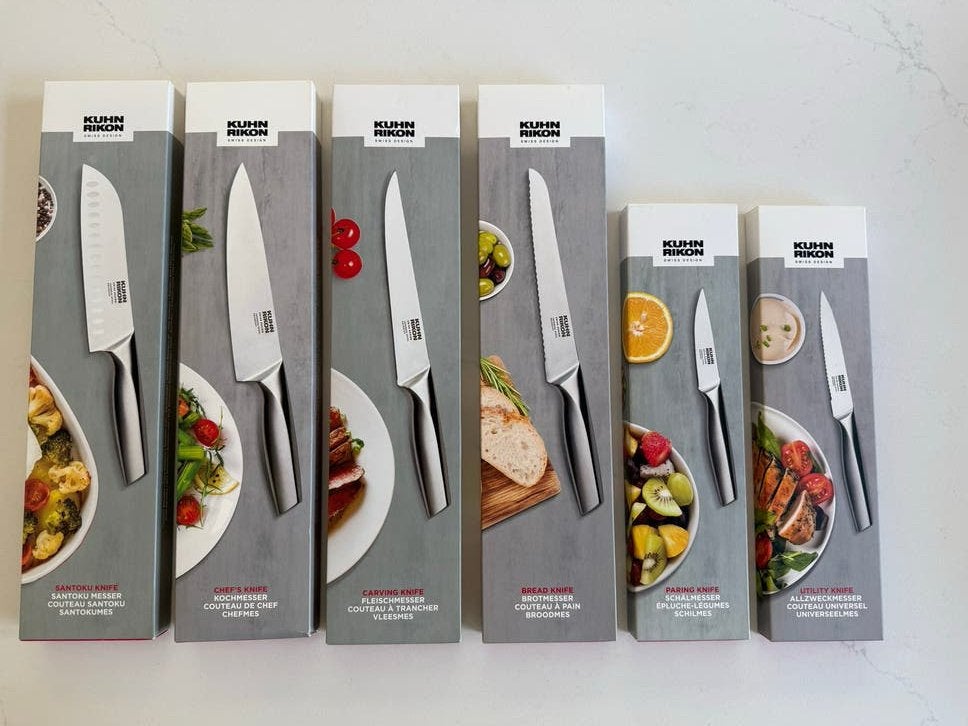 Kuhn Rikon Messenset - 6 verschillende messen, nieuw in doos, Huis en Inrichting, Keuken | Bestek, Verzenden, Los bestek, Keukenmes