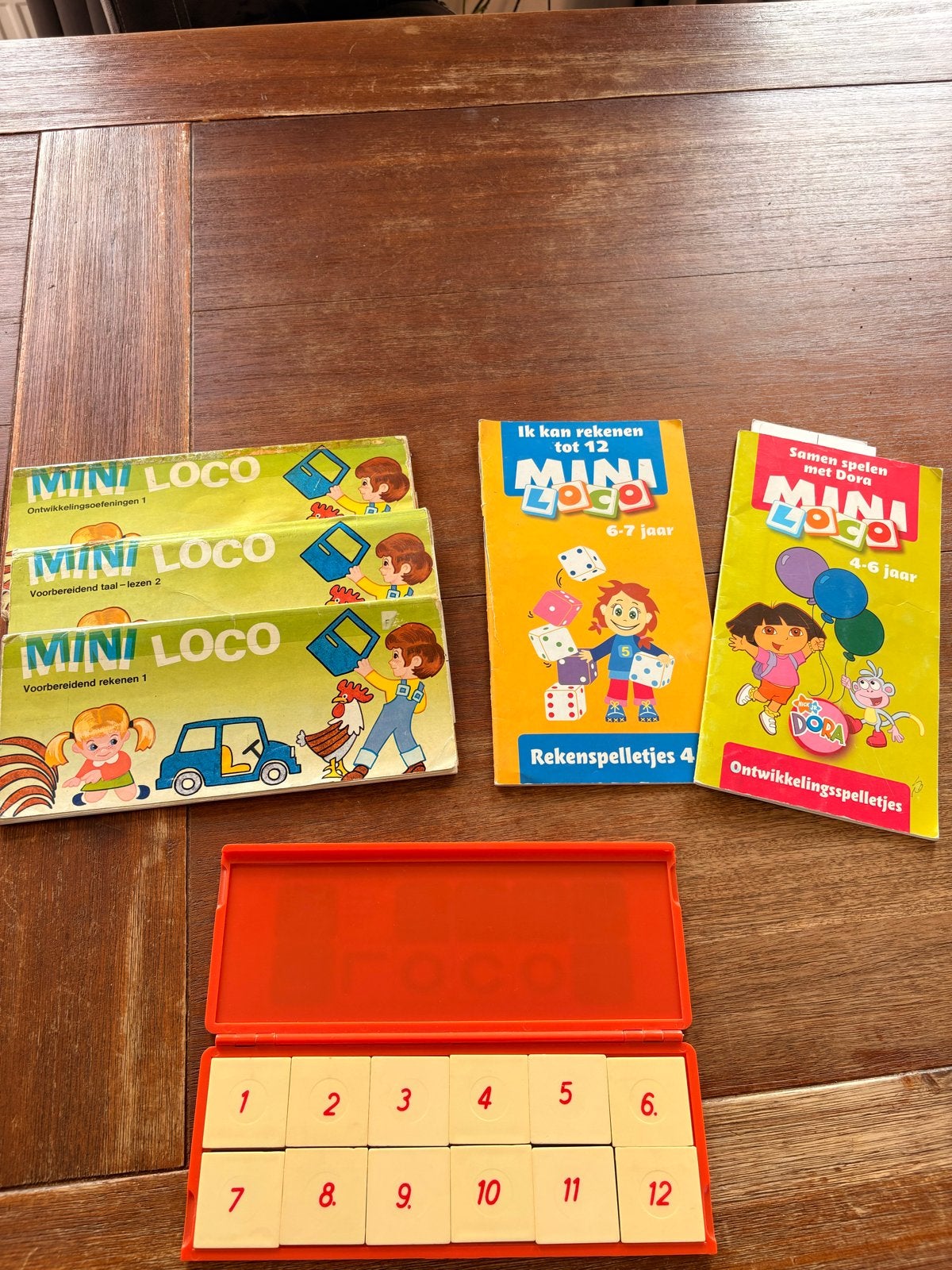 Mini Loco set met 5 boekjes, Ophalen of Verzenden, Gebruikt, Rekenen