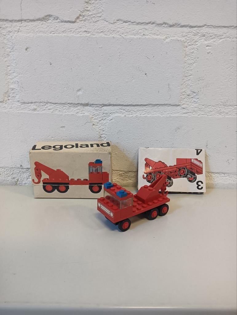 Vintage Legoland Sleepwagen met doosje en instructie, Ophalen of Verzenden, Gebruikt, Complete set, Lego