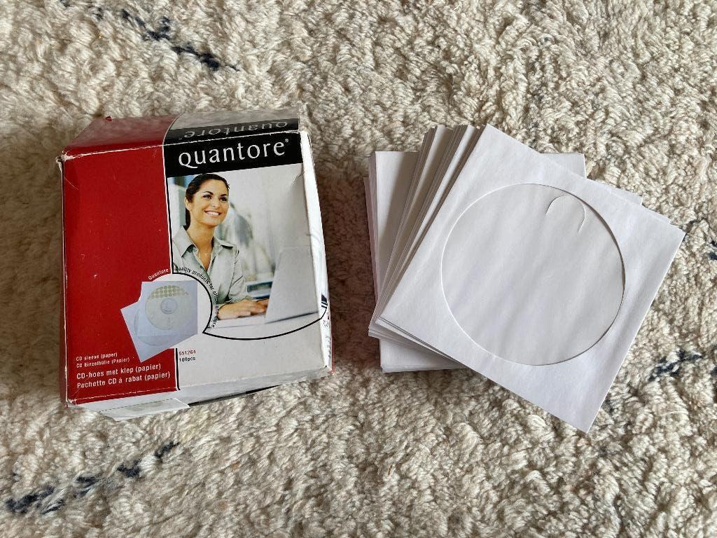 CD-hoes met klep papier en cd houder, Ophalen, Herschrijfbaar, Cd, Nieuw