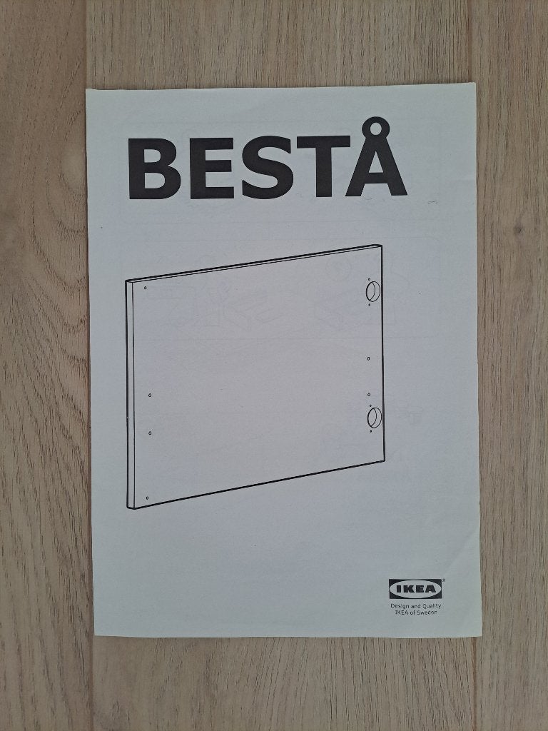 Ikea Besta Lappviken deur/ladefront 60x38cm wit z.g.a.n., Ophalen, Overige materialen, 50 tot 100 cm, Zo goed als nieuw