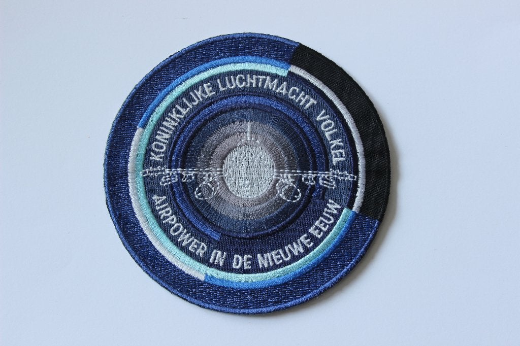 patch  airpower  in de nieuwe eeuw  Vlb  Volkel  2000, Verzenden, Zo goed als nieuw, Patch, Badge of Embleem